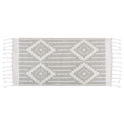 B&Q -  Outdoor Rug Tabiat Grey 80 X 150 Cm