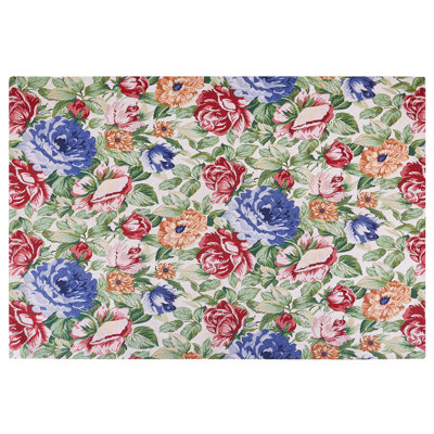B&Q -  Rug Farwan Multicolour 200 X 300 Cm Cotton