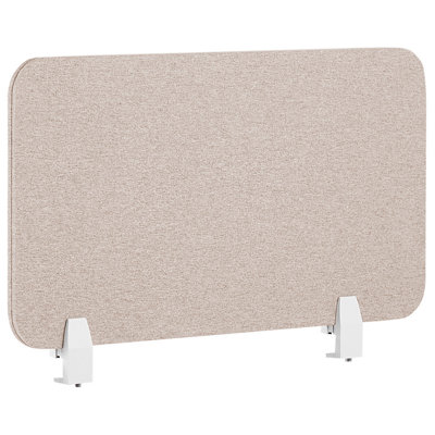 B&Q -  Desk Screen Wally Beige