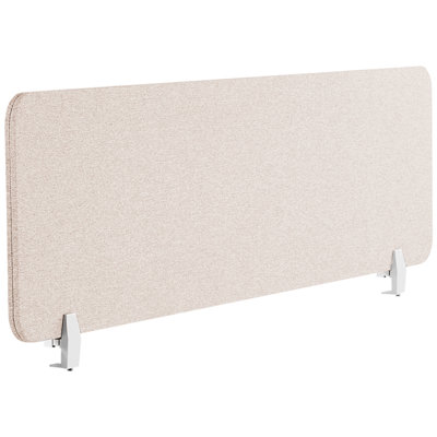 B&Q -  Desk Screen Wally Beige