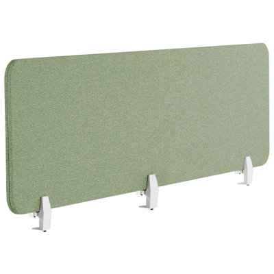 B&Q -  Desk Screen Wally Green