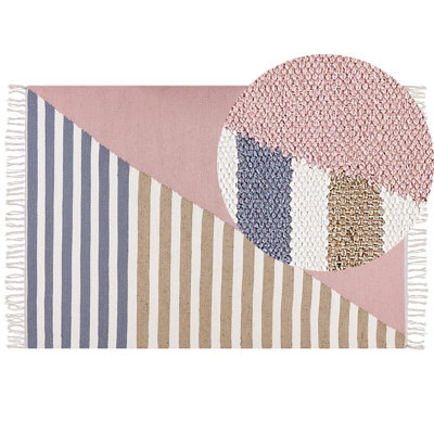 B&Q -  Rug Engiz Multicolour 140 X 200 Cm Wool