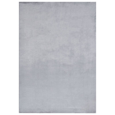 B&Q -  Faux Fur Rug Mirpur Grey 160 X 230 Cm
