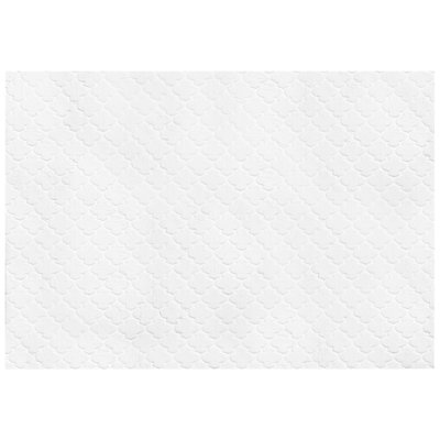 B&Q -  Faux Fur Rug Gharo White 160 X 230 Cm