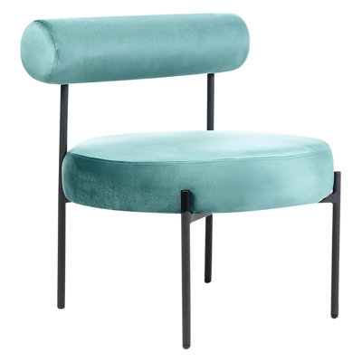 Beliani Armchair Alpha Velvet Turquoise from B&Q