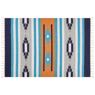 B&Q -  Rug Noratus Multicolour 200 X 300 Cm Cotton Kilim