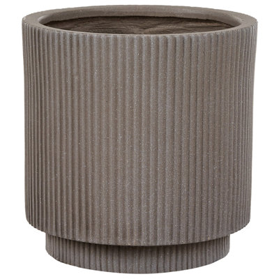 B&Q -   Plant Pot Daria 30 Cm Taupe
