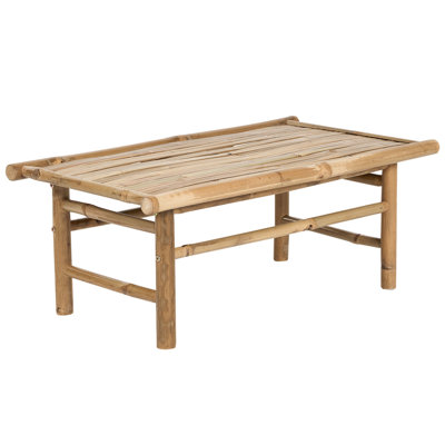 B&Q -  Garden Coffee Table Todi 45 Cm 80 Cm Bamboo Brown