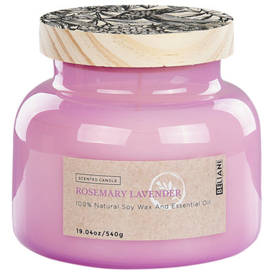Beliani Scented Candle Delight Bliss Soy Wax Fresh Notes from B&Q