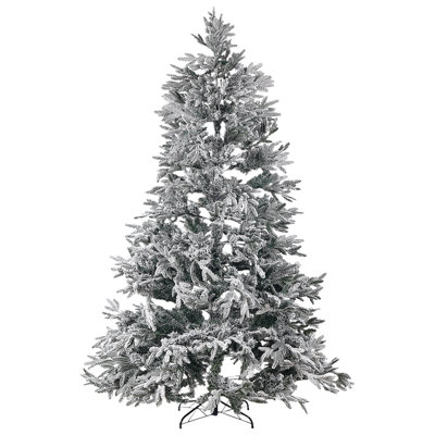 Beliani Artificial Snowy Christmas Tree Bassie 240 Cm White from B&Q