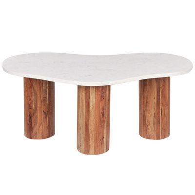 B&Q -  Coffee Table Casablanca Marble White
