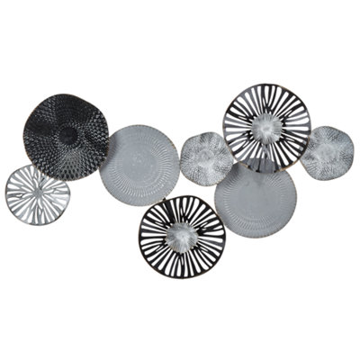 B&Q -  Wall Decor Tennessine Metal 49 Cm Black