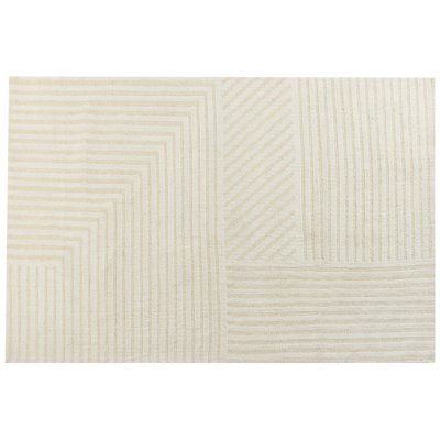 B&Q -  Rug Abegum Beige 200 X 300 Cm Wool