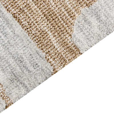 B&Q -   Rug Mandai Beige 160 X 230 Cm