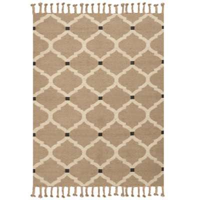 B&Q -  Rug Orencik Beige 160 X 230 Cm Jute