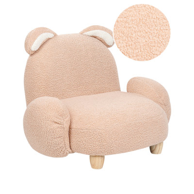 B&Q -  Kids Armchair Rabbit Kanna Boucle Beige