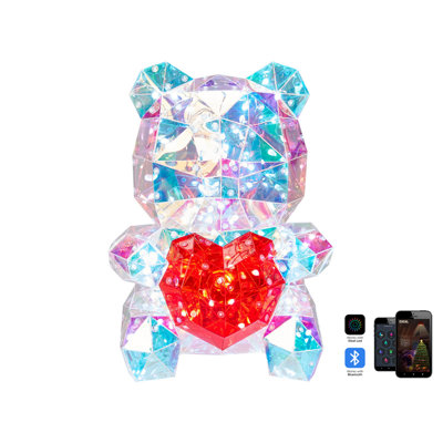 Beliani Led Decoration Teddy Bear Rigel With App Multicolour from B&Q