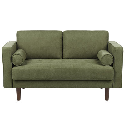 Beliani Sofa 2 Seater Nurmo Fabric Dark Green from B&Q