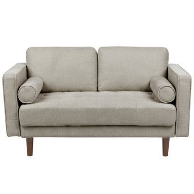 Beliani Sofa 2 Seater Nurmo Fabric Taupe from B&Q