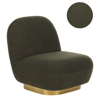 Beliani Armchair Loviisa Boucle Dark Green from B&Q