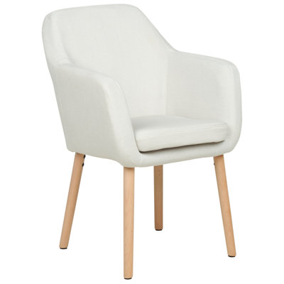 B&Q -  Dining Chair Yorkville Ii Velvet Off-White
