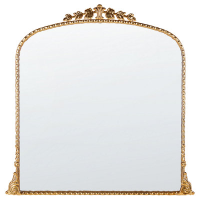 B&Q -  Wall Mirror Livry 71 Cm 71 Cm Metal Gold
