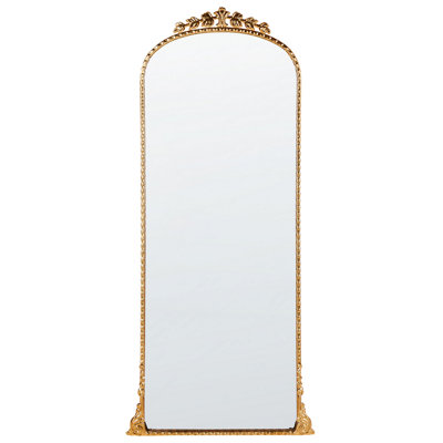 B&Q -  Wall Mirror Livry 51 Cm 114 Cm Metal Gold