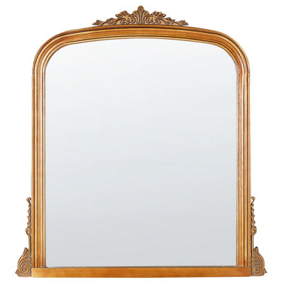 B&Q -  Wall Mirror Sussey 75 Cm 78 Cm Gold