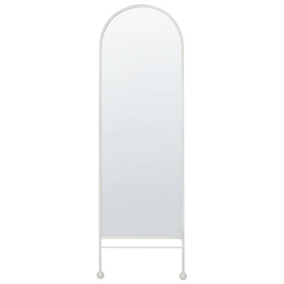 B&Q -  Wall Mirror Jarnages 45 Cm 145 Cm Metal White