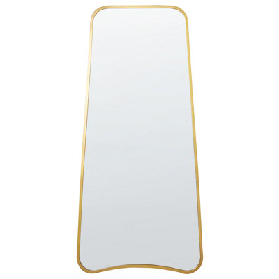 B&Q -  Wall Mirror Levet 58 Cm 122 Cm Metal Gold