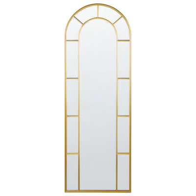 B&Q -  Wall Mirror Crosses 60 Cm 170 Cm Metal Gold