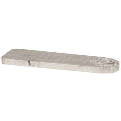 Beliani Serving Tray Asuan Mango Wood Light Brown from B&Q