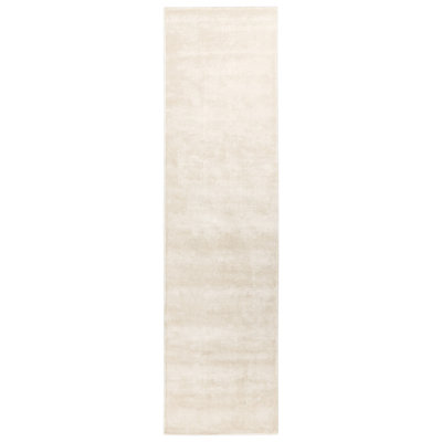 B&Q -  Rug Gesi Ii Light Beige 80 X 300 Cm Viscose