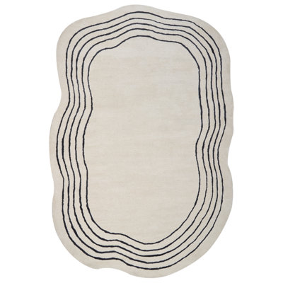 Beliani Rug Ramzan Beige 200 X 300 Cm Viscose from B&Q