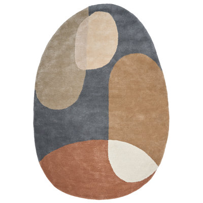 Beliani Rug Kafar Multicolour 160 X 230 Cm Viscose from B&Q