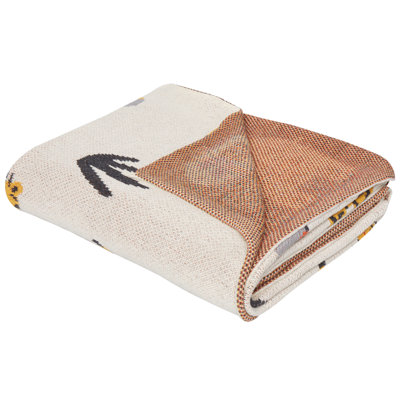 Beliani Blanket Sameo Cotton 130 X 170 Cm Multicolour from B&Q