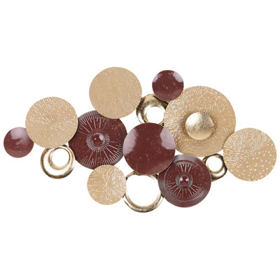 B&Q -  Wall Decor Bromine Metal 69 Cm Gold