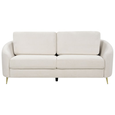Beliani Sofa 3 Seater Trosa Fabric Beige from B&Q