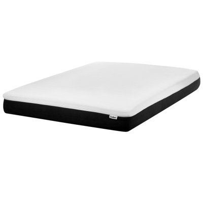 Beliani Gel Memory Foam Mattress Spongy H2/3 Medium 140 X 200 Cm (Eu Double) from B&Q
