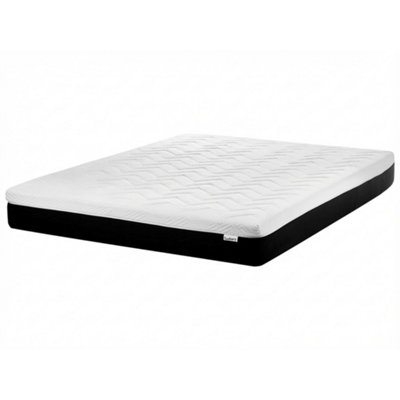 Beliani Gel Memory Foam Mattress Spongy H2/3 Medium 180 X 200 Cm (Super King Size) from B&Q