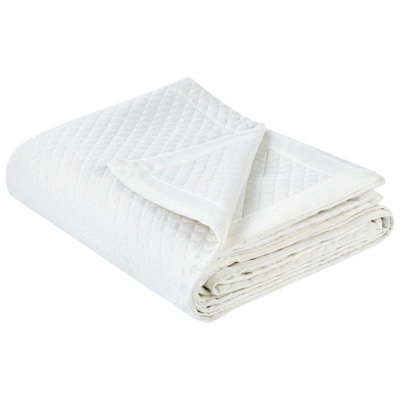 B&Q -  Bedspread Nape 200 X 220 Cm Off-White