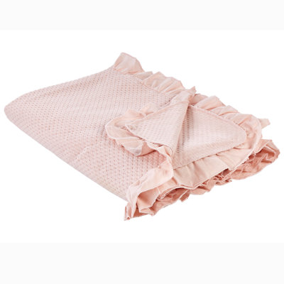 B&Q -  Bedspread Hatton Cotton 200 X 220 Cm Pastel Pink