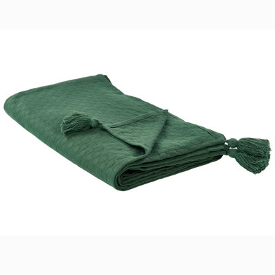 B&Q -  Bedspread Lindula Cotton 150 X 200 Cm Green