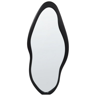 B&Q -  Wall Mirror Blet 80 Cm 180 Cm Paulownia Wood Black