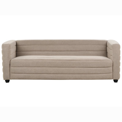 Beliani Sofa 3 Seater Hofn Fabric Taupe from B&Q