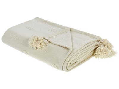 B&Q -  Bedspread Kazy Cotton 220 X 240 Cm Beige