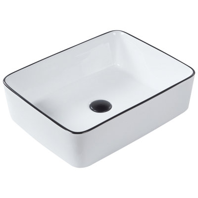 B&Q -  Countertop Basin Xert White 490 X 380 mm Ceramic