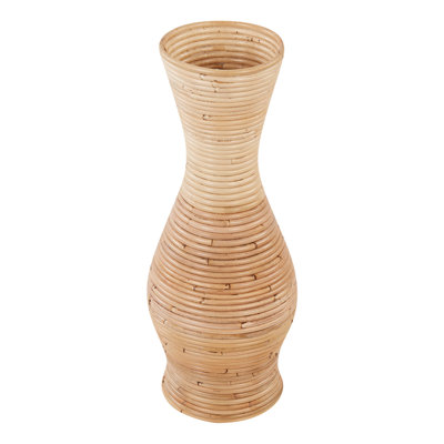 B&Q -  Decorative Vase Trinisa Rattan 50 Cm Natural