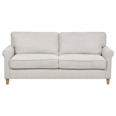 Beliani Sofa 3 Seater Ronneby Fabric Beige from B&Q