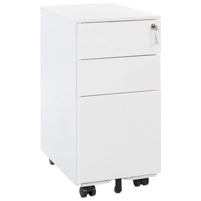 B&Q -  Storage Unit Bolsena Metal White